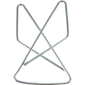 Böttcher-AG Büroklammern Kreuz, 45x65mm, silber, verzinkt, 12 Stück