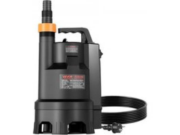 VEVOR 690W Tauchpumpe, 17500L/h, PP-GF20 Schmutzwasserpumpe für Abwasser, Schmutzwasser & sauberes Wasser mit automatischem Schwimmerschalter, 9m Förderhöhe, für Pools Teiche überflutete Bereiche