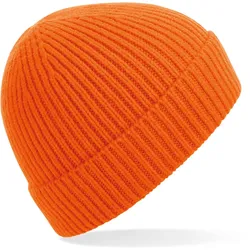 Beechfield Unisex Strickmütze Beanie B380 orange one size