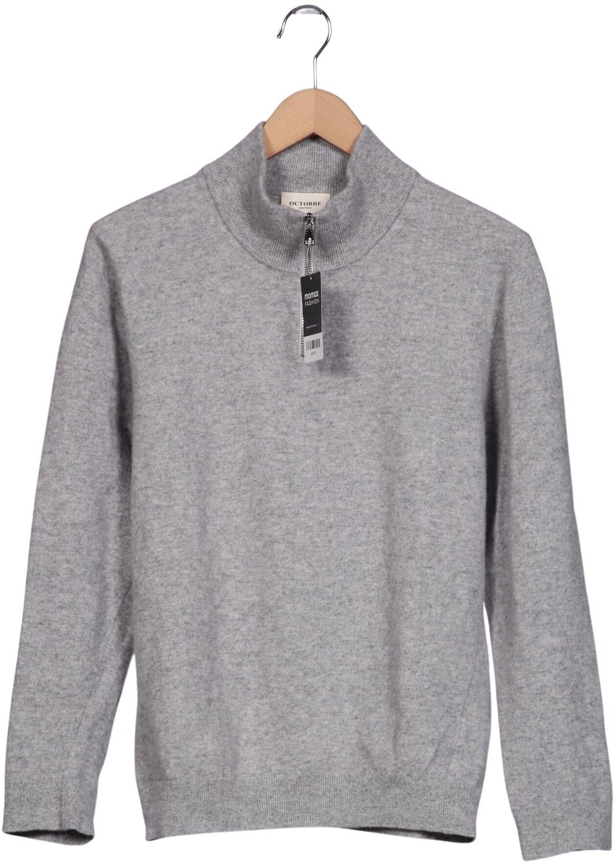 Octobre Editions Herren Pullover, Grau, Gr. XL, Merino - Second Hand