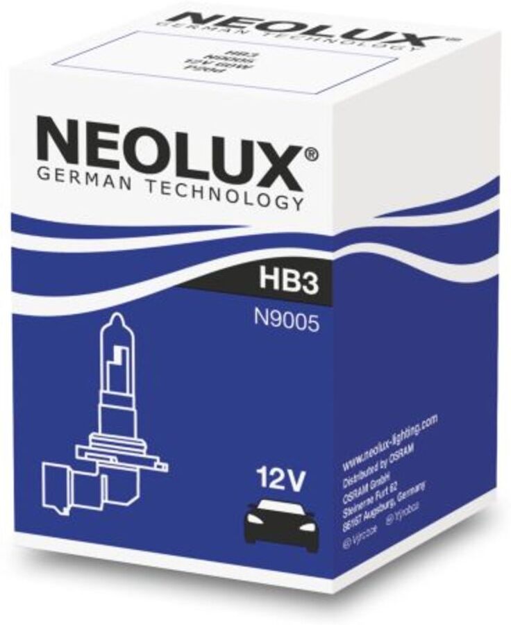 Glühlampe Halogen NEOLUX HB3 12V, 60W, 1 Stück