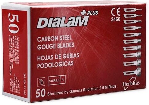 Herbi Feet Sterile Gouges Dialam 50 Units 2