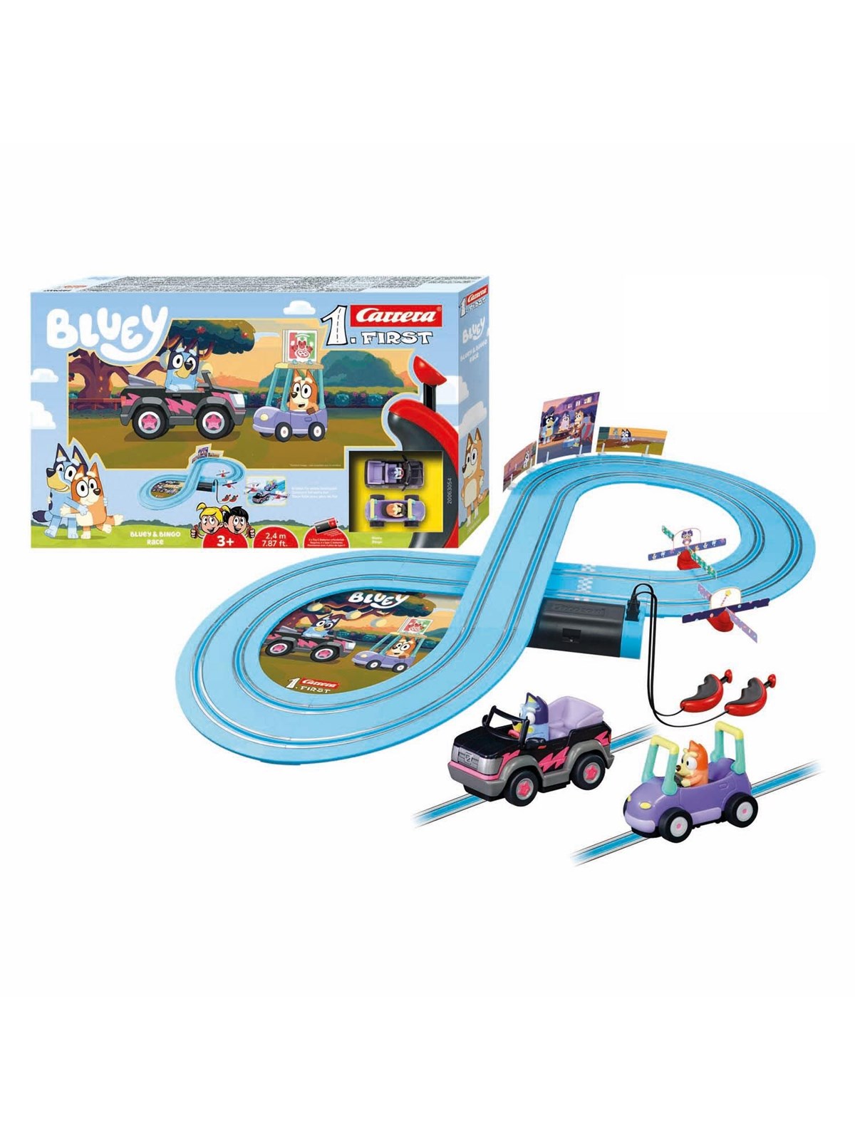 Carrera FirstFirst Race Track - Bluey & Bingo Race 2.4m