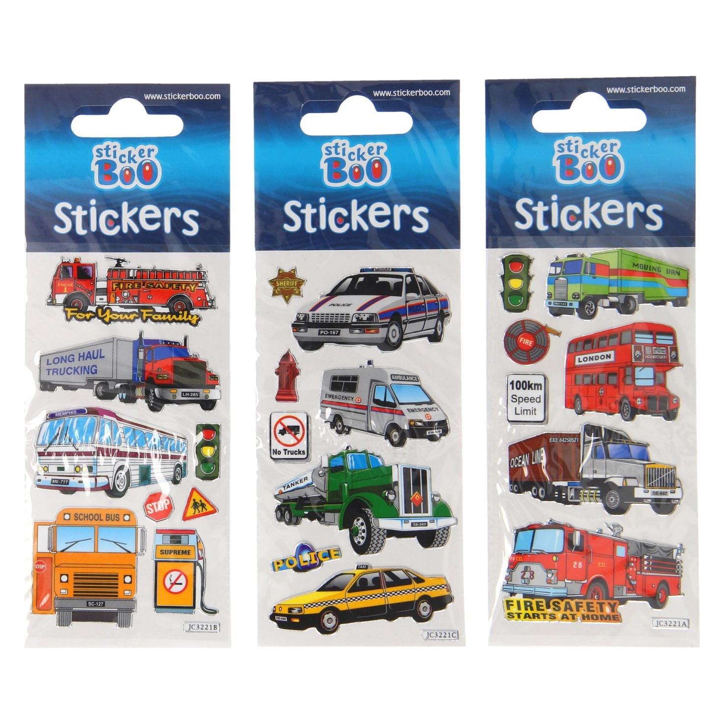Sticker Boo stickervel Fahrzeuge (21207413)