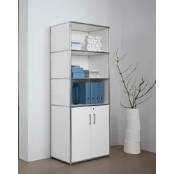 Bosse Solutions Schrank Chrom Weiss