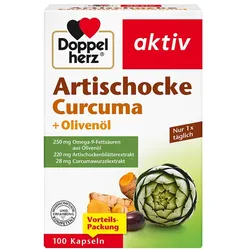 DOPPELHERZ Artischocke Curcuma+Olivenöl Kapseln 114 g