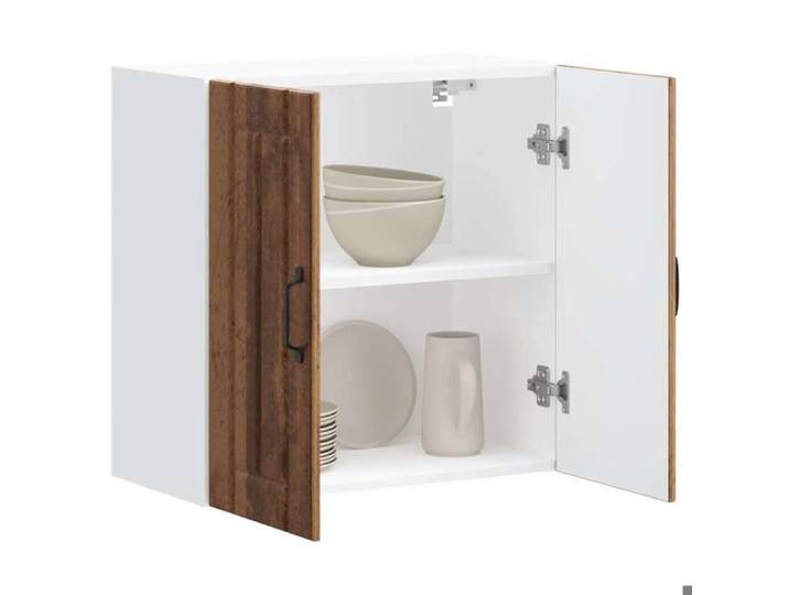 Armoire murale de cuisine Lucca vieux bois bois ingénierie 853825