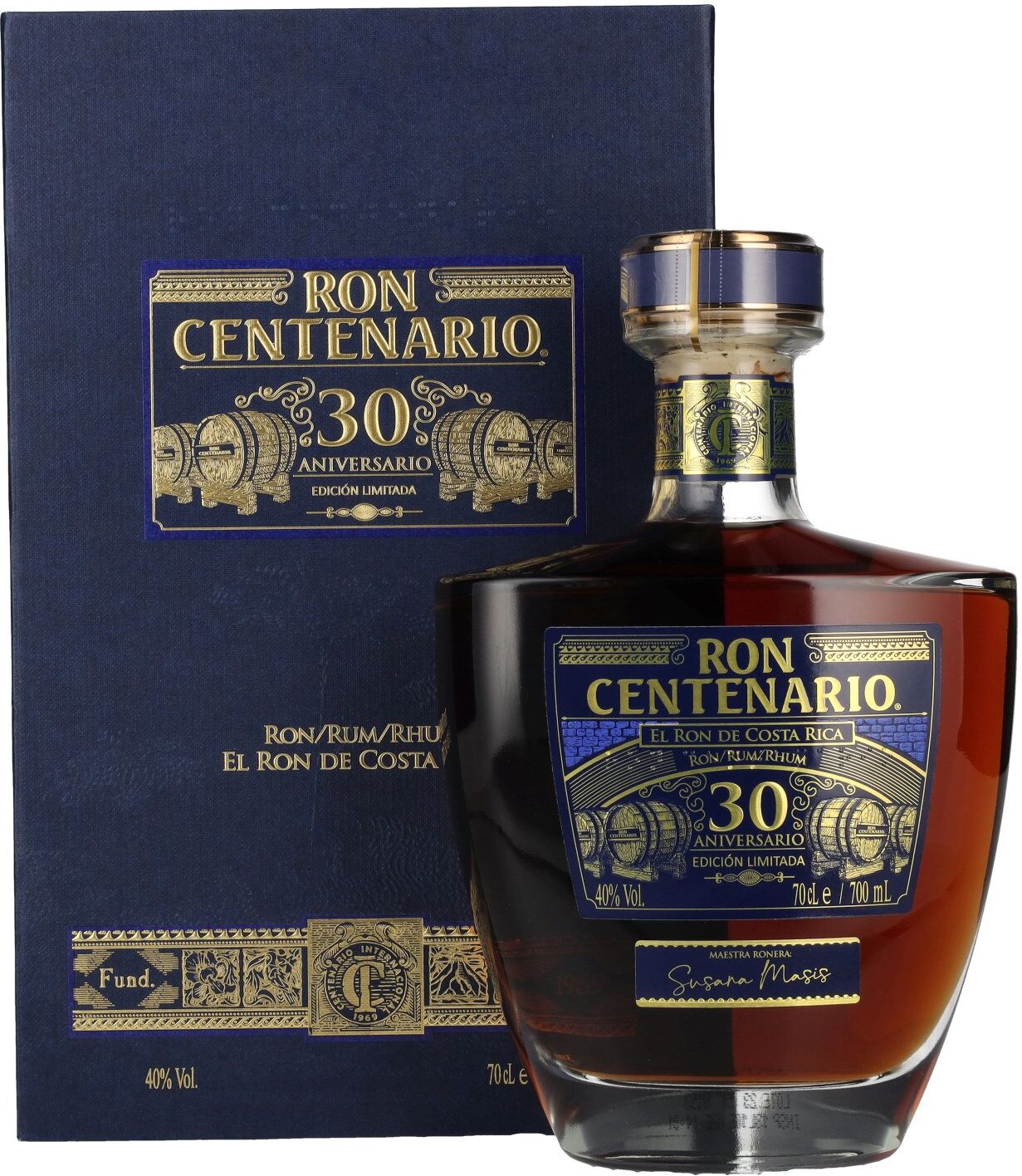 Ron Centenario EDICIÓN LIMITADA 30 Aniversario Rum 40% Vol. 0,7l in Geschenkbox
