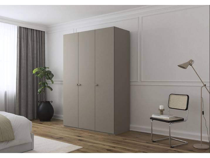 Drehtürenschrank Liora 151cm Braun/Cappuccino Comfort
