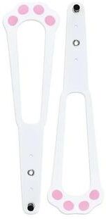 Uplift Essentials Adjustable Flex Latch Cat Door Holder white Pink