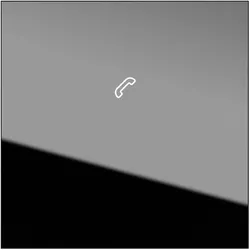 Gira, Zubehör Gebäudesicherheit, Anzeigemodul (DIN 18040) System 106 G 5567000