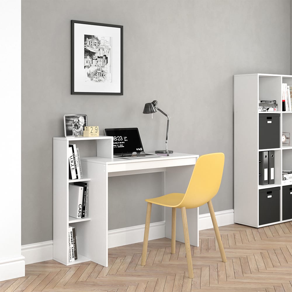 Vicco Bureau blanc 110x91cm Blanc 110x91x40cm