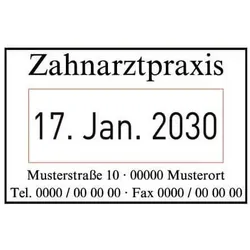 Trodat, Stempel, Datumstempel Professional 4.0 5430, 3-zeilig