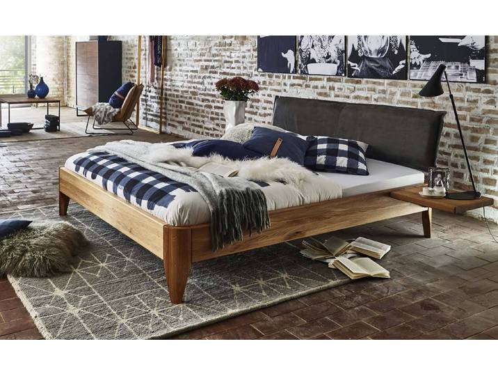 Easy Sleep 8-12-1 Bett aus Kernbuche mit Echtlederkopfteil – 3%-Vorkasse-Rabatt