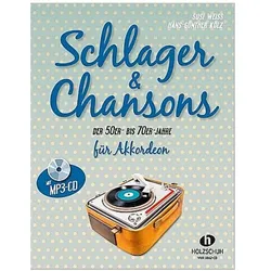 Schlager und Chansons der 50er- bis 70er-Jahre (+mp3-CD): für Akkordeon (mit Texten und Akkorden), Fachbücher von Hans-Günther Kölz, Susi Weiss