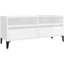 Helloshop26 - Multimedia-TV-Ständer TV-Regal TV-Sideboard Esszimmer Wohnzimmer Schlafzimmer Hochglanzlackierung 100 x 34,5 x 44,5 cm 02_0026972