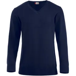 CLIQUE Aston V-Neck Strickpullover Herren 580 - dunkles marine S