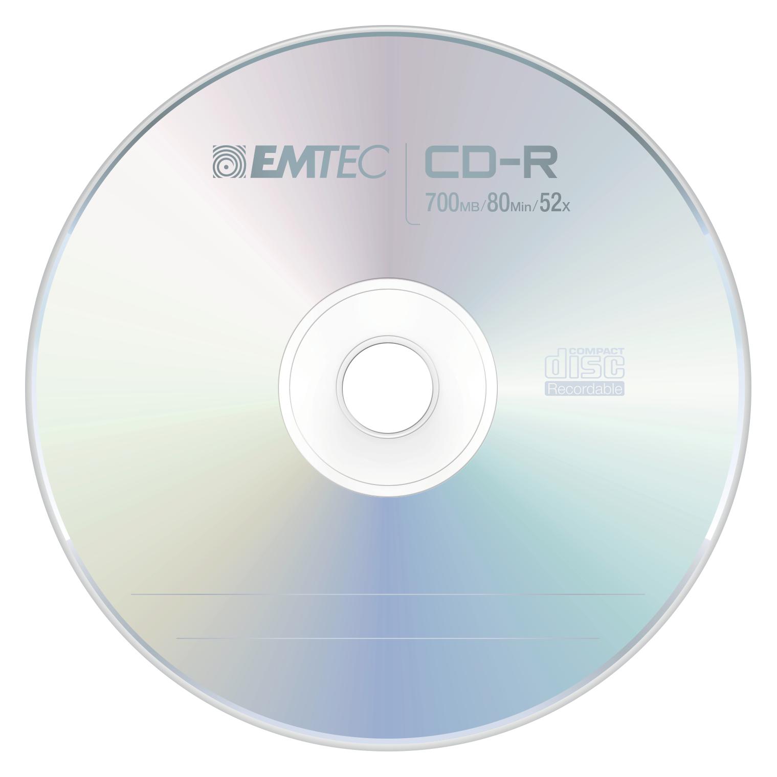Emtec Classic - 50 x CD-R - 700 MB (80 Min) 52x (50x) (ECOC805052CB)