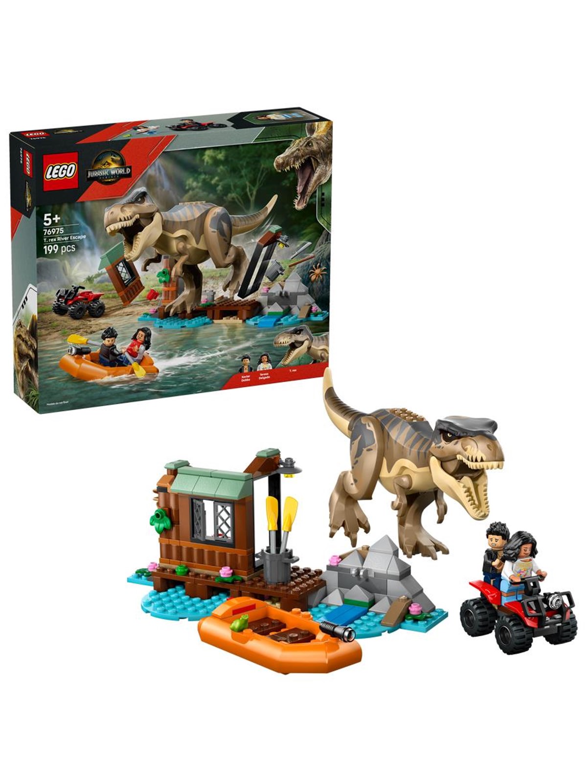 LEGO Jurassic World 76975 Flucht vor dem T.Rex