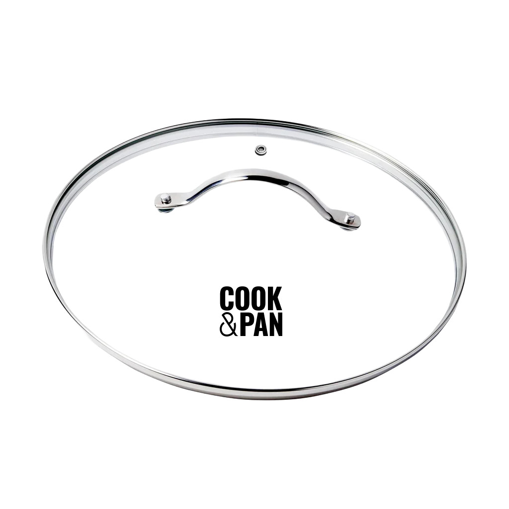 Cook & Pan Universeel Glazen Deksel 28 cm PFAS-vrij