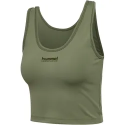 hummel hmlHIIT Intensity Trainings-Top Damen 6754 - deep lichen green XS