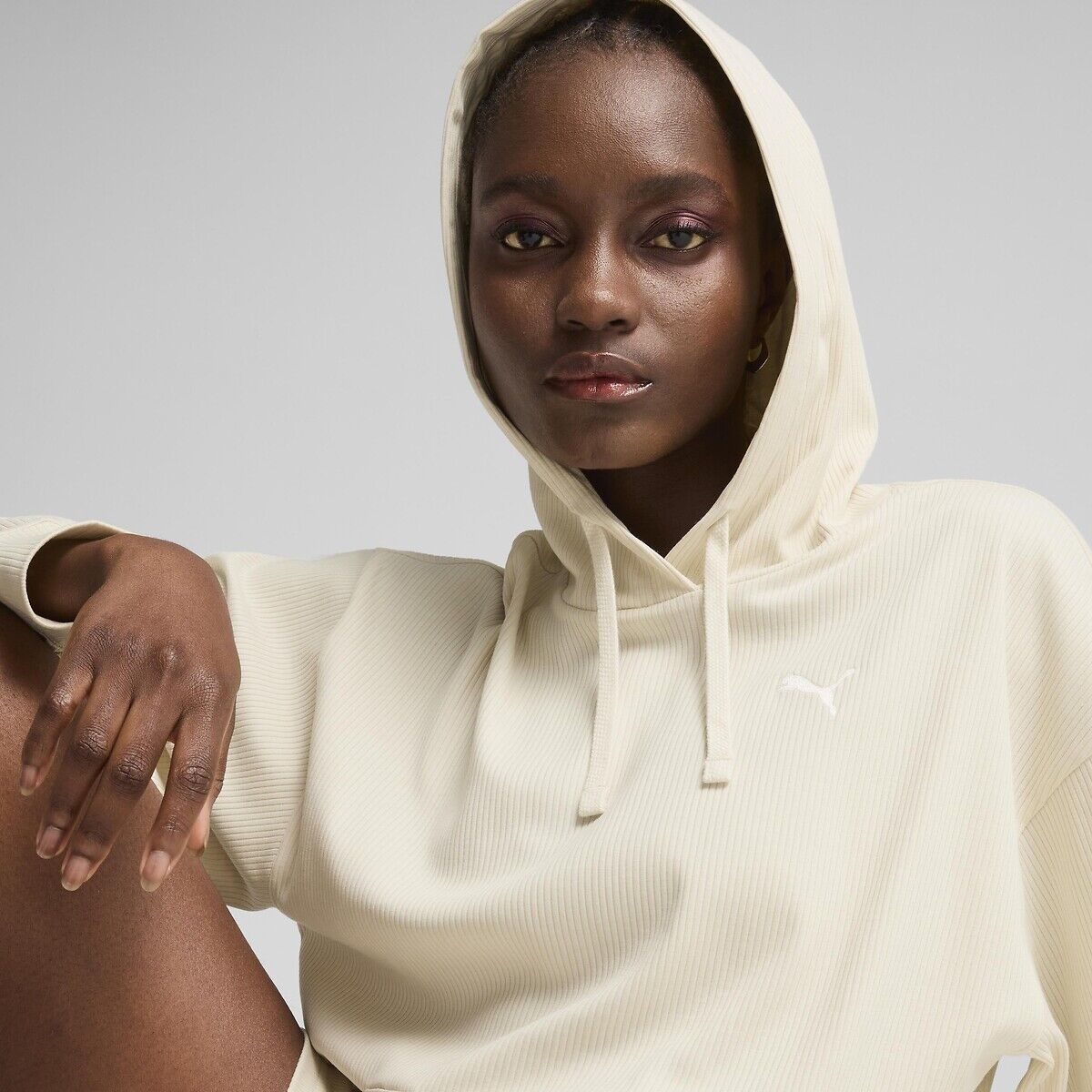 PUMA Sweat à capuche ESSENTIAL ELEVATED RIB