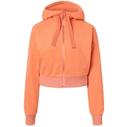 Tchibo - Kurze Sport-Sweatjacke - Damen - Gr. XL - orange