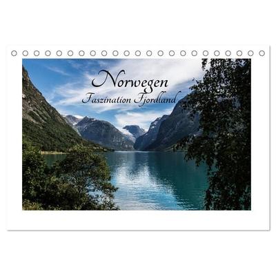 Norwegen - Faszination Fjordland (Tischkalender 2026 DIN A5 quer), CALVENDO Monatskalender
