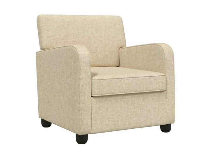 vidaXL Sessel Sessel Creme Stoff (1-St)