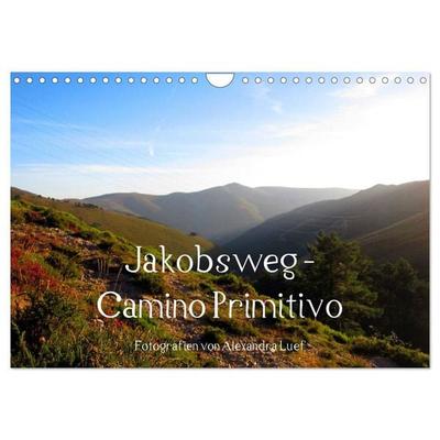 Jakobsweg - Camino Primitivo (Wandkalender 2027 DIN A4 quer), CALVENDO Monatskalender