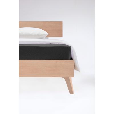 Spannbettlaken FLEURESSE "Flauschjersey", grau (anthrazit), B:180cm L:200cm, Jersey, Obermaterial: 100% Baumwolle, Bettlaken, Spannbettlaken, aus Baumwolle, Bettlaken, Spannbetttuch, Premium Qualität