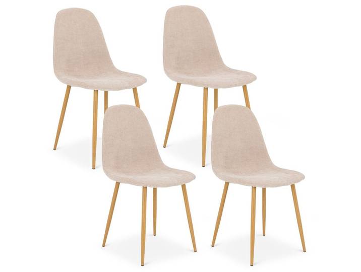ESSZIMMERSTUHL PUNTA 4er-Set beige