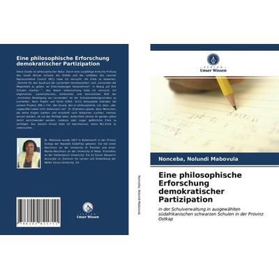 Eine philosophische Erforschung demokratischer Partizipation, Taschenbuch von Nonceba Mabovula, Verlag Unser Wissen, 978-620-2-82171-1