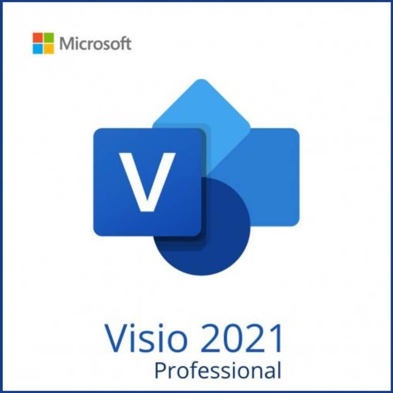 Microsoft Visio 2021 Professional Logiciel de création de diagrammes conçu pour visualiser les processus, les flux de travail et les infrastructures