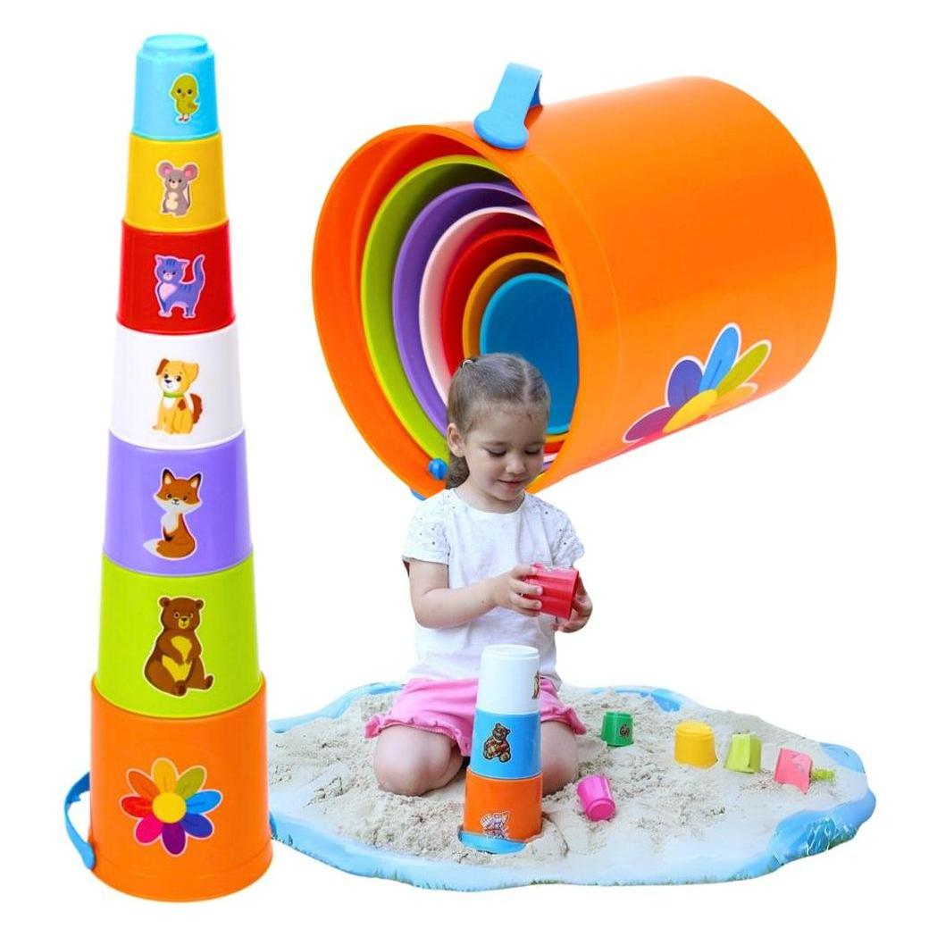 Technok Tassenpyramide mit Eimer (34770)