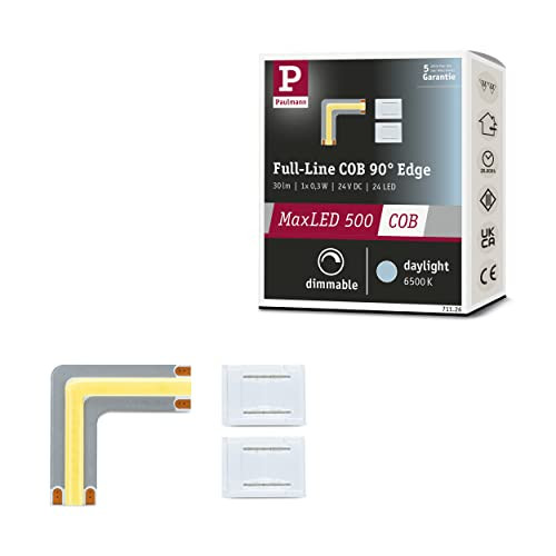Paulmann MaxLED 500 LED-strip Full-Line COB Edge, Zilver, 6500K, dimbaar