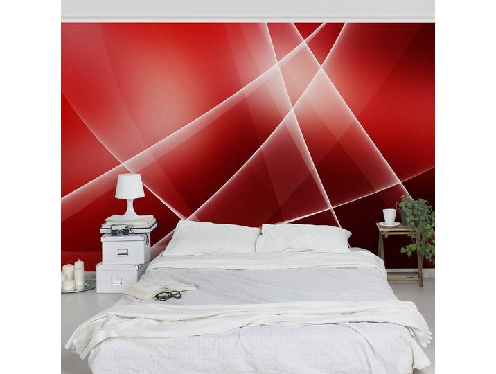 Papier peint intissé Red Turbulency 432 x 290cm 432 x 290 cm