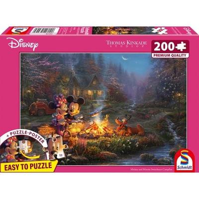 Disney Mickey and Minnie Sweatheart Campfire 200 Teile