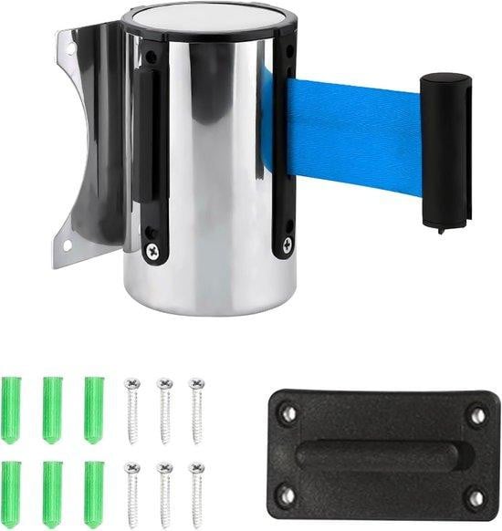 Benza Ibenzoa Inschuifbaar wandafscheidingslint, 5 meter, Blauw