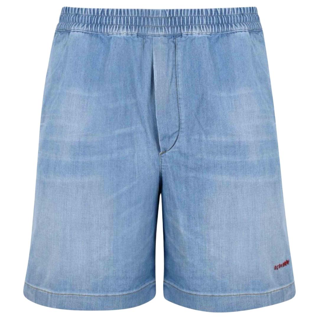 Dsquared2 Relaxed Fit Lichtblauwe Denim Shorts