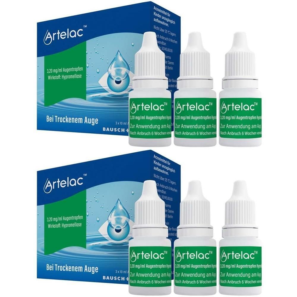 Artelac x2 2x3x10 ml Augentropfen