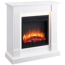 Elektrokamin Standkamin BALDERIA Ladina – Heizung bis 2000 W, weiss