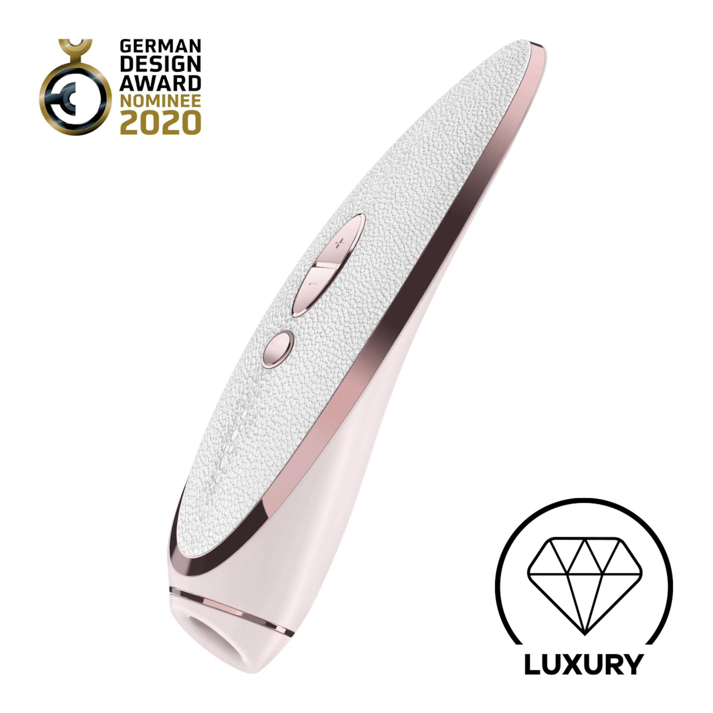 Satisfyer Prêt-à-porter aus Echtleder und Edelmetall