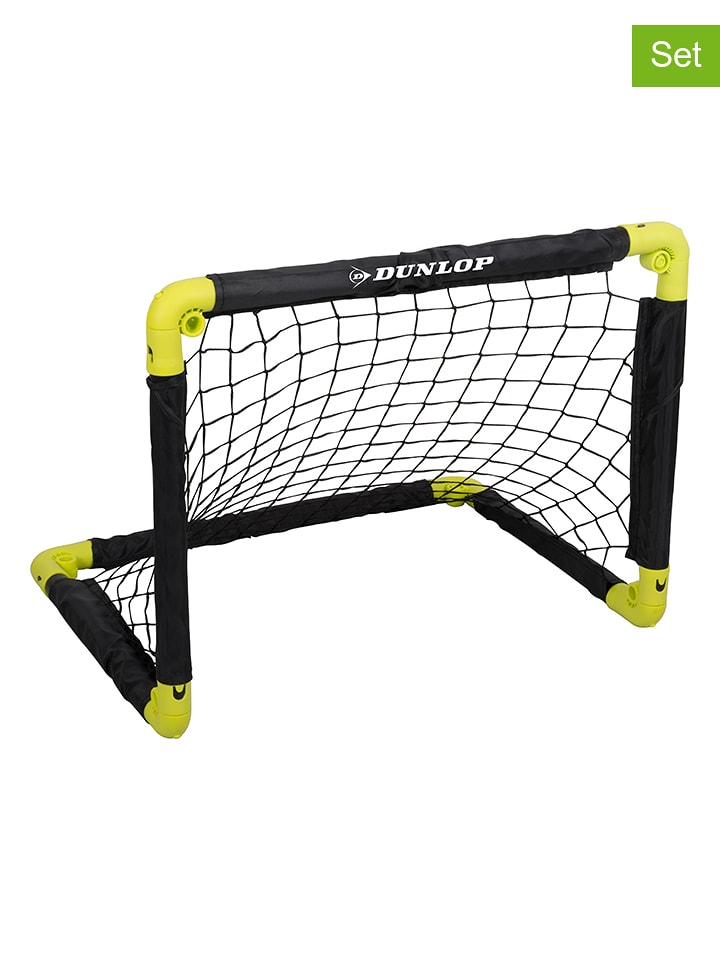 Dunlop 2er-Set: Fußballtore in Schwarz - (B)55 x (H)44 x (T)44 cm - onesize