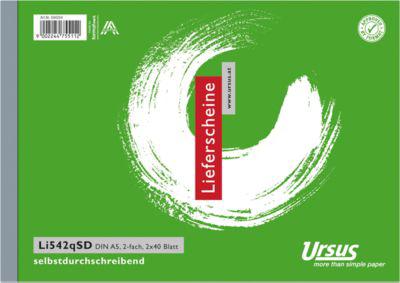 Lieferscheinbuch A5 2x40 quer