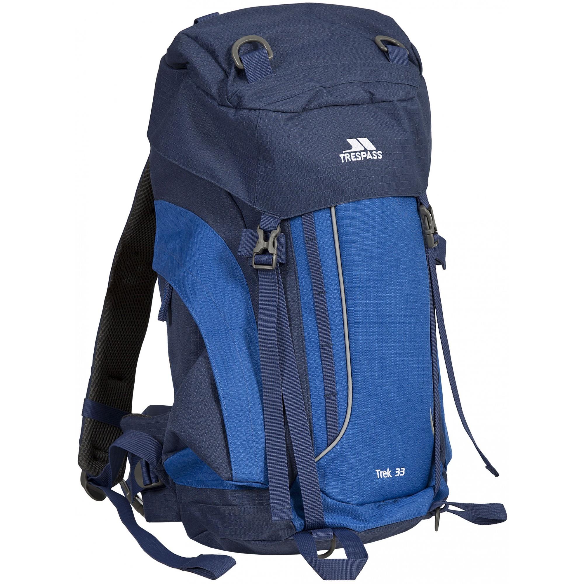 Trespass Trek 33 Rugzak/Rugzak (33 Liter) (Elektrisch Blauw)