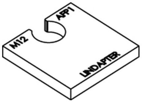Lindapter St. AF M 12 P1 Scheiben, feuerverzinkt S (AF12P1)