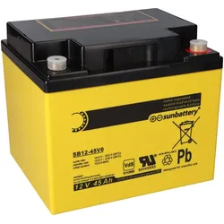 AGM Ersatzakku 12V 45Ah für Aritech BS132N – SUN Battery kompatibel