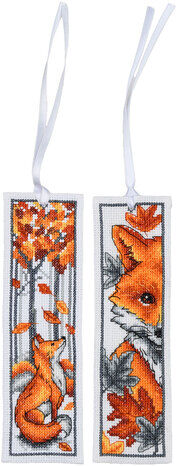 Lesezeichen "Fuchs Herbst", 2er-Set