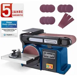 Scheppach Band- und Tellerschleifer BTS800 150mm + 12-tlg. Schleifbänder-/Papier